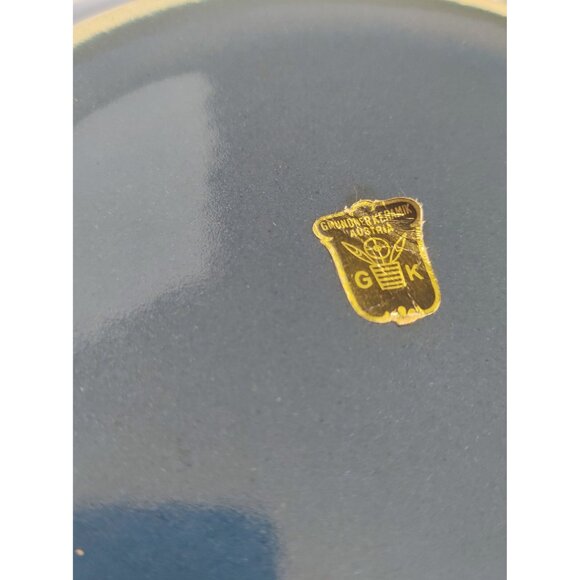 Gmunder Keramik Austria Hand Painted Decorative Stoneware Bowl 10 1/4" Wall Hang - Picture 6 of 13